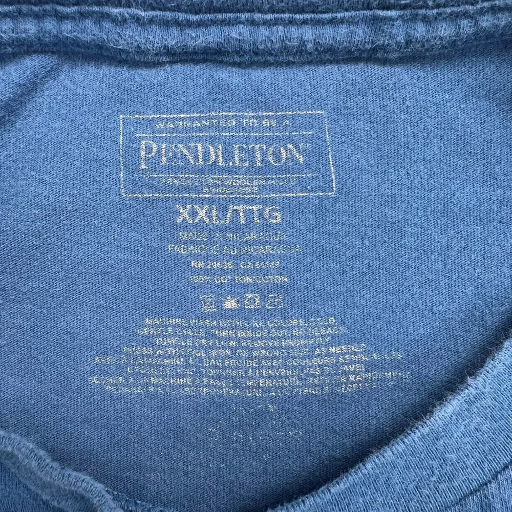 Pendleton Rocky Mountain National Park T-Shirt Mens XXL Blue Graphic Cotton Tee - Picture 5 of 7